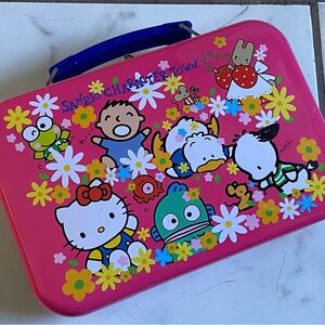 Vintage 1992 Sanrio Character Town Tin Lunch Box